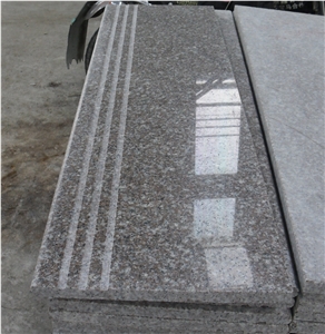 Polished Majestic Mauve Granite Steps Tiles