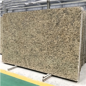 Polished Yellow Color Granite Slabs for Floor