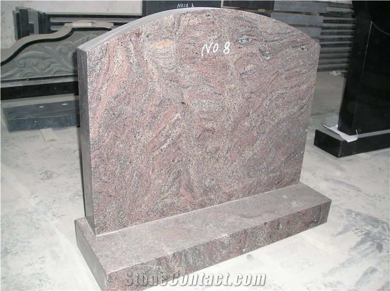 Red Granite Upright Monuments