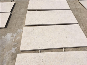 Tumbled Limestone Tiles for Exterior Wall Cladding