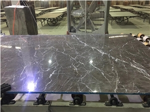 Turkey Cyprus Grey Marble Slabs for Flooring Tiles
