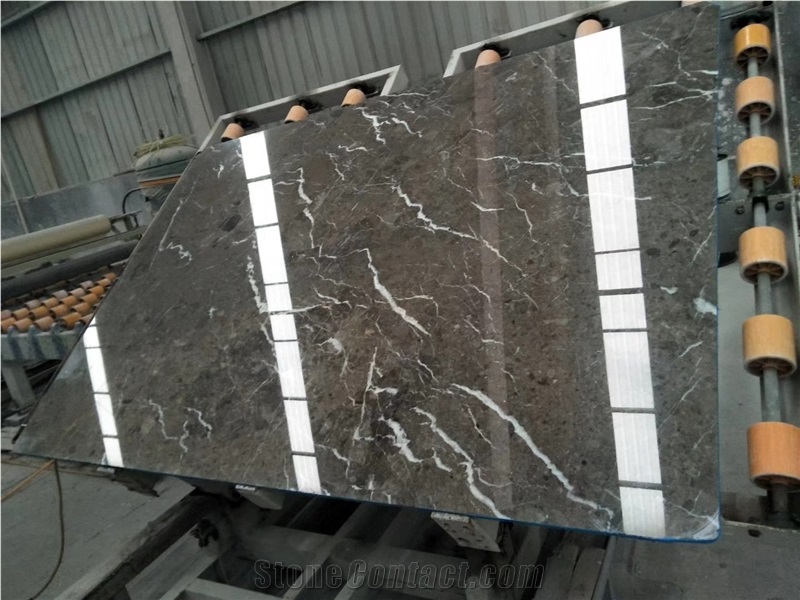 Turkey New Cyprus Grey Marble Slabs for Wall Tiles