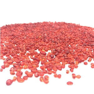 Red Glass Beads for Landscaping Decorative
