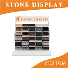 The Portable Marble Stone Wooden Display Rack