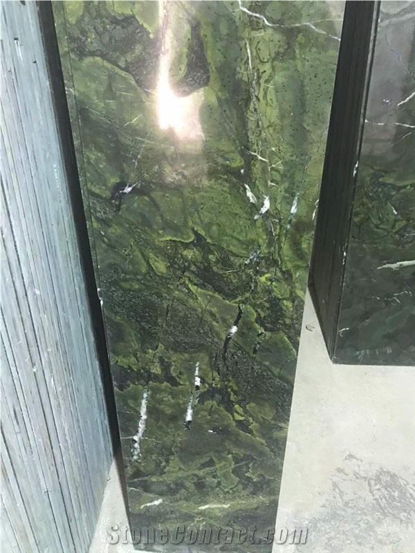 Dark Jungle Green Granite Steps