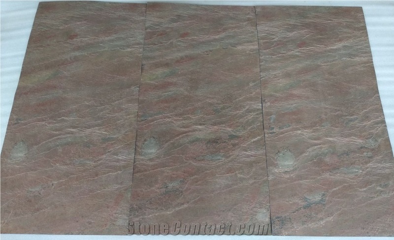 Copper Slate Thin Veneer Sheets
