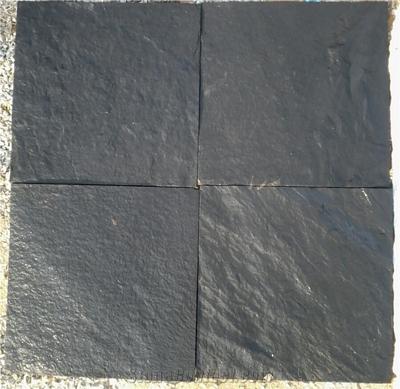 Himachal Black Slate Tiles India