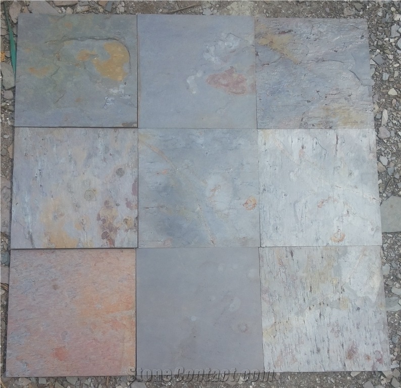 Kund Multicolor Indian Slate Tiles