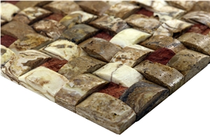 Dt11 Bayburt Decorative Natural Stone Wall Cladding Mosaic