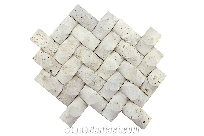 Dt14 Siirt Decorative Natural Mosaic Stone Wall Cladding