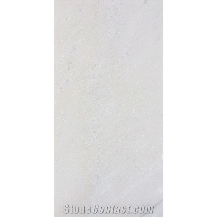 Bianco Diamante White Marble Tile Polished Finish