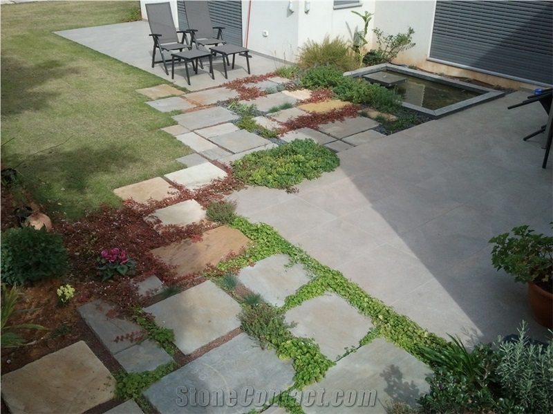 Imperial Gray Limestone Landscaping, Patio Pavers