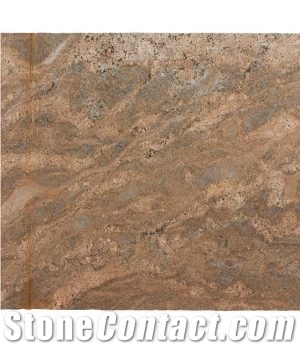 Natural Stone Slabs & Tiles, India Brown Granite
