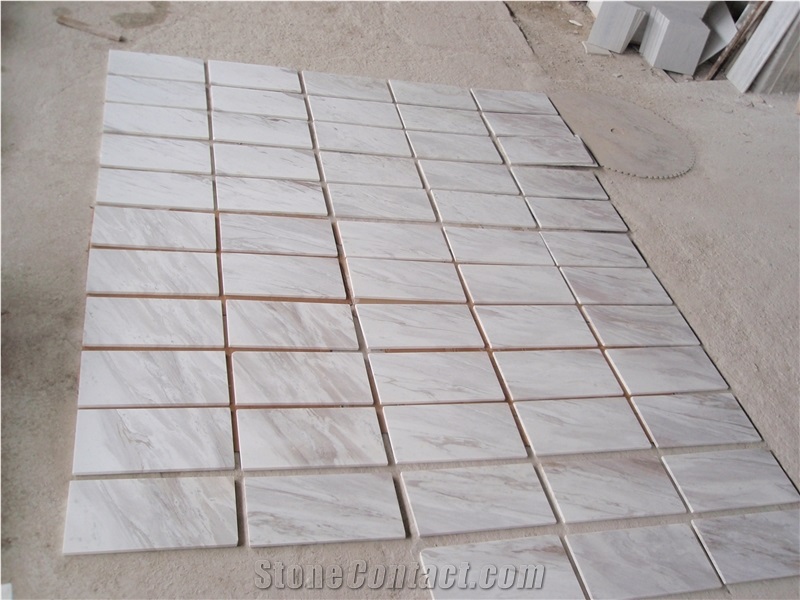 Volakas White Marble Tiles 3cm