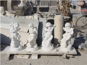 China Factory Marble Angel Sculptures Handmade