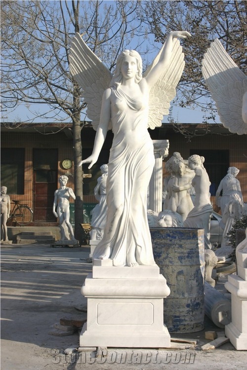 Angel Sculpture Human Handcrafts Outdoor Sculpture