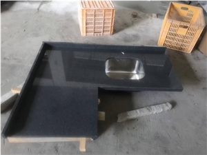 Dark Grey Granite Kitchen Countertop Bench Top