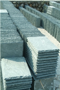 Natural Stone Roofing Tiles Green Slate Roof Tile