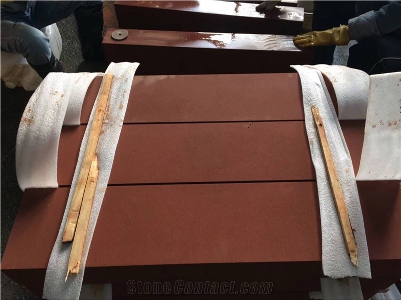 Red Sandstone Copping Red Sandstone Paving Tile
