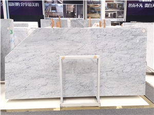 Carrara White Marble Grey Line Big Size Floor Tile