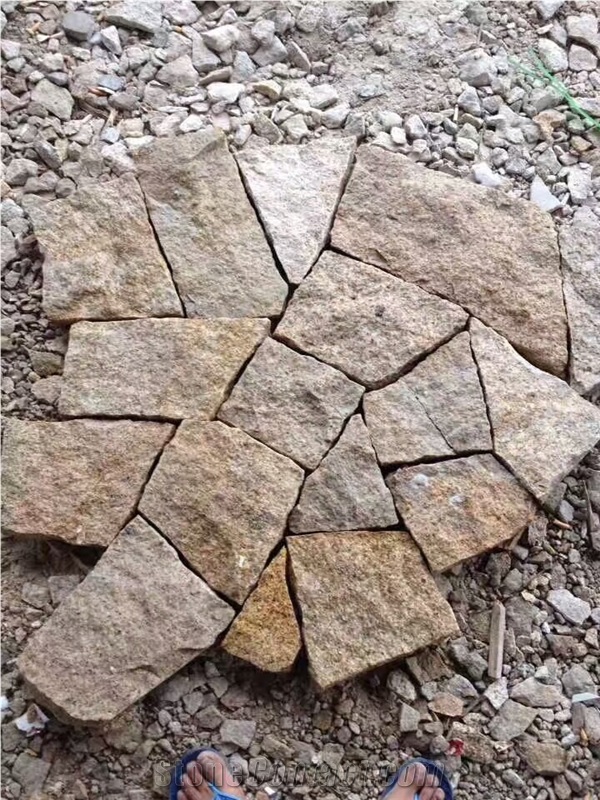 G682 Granite Natural Split Random Tiles Flagstone