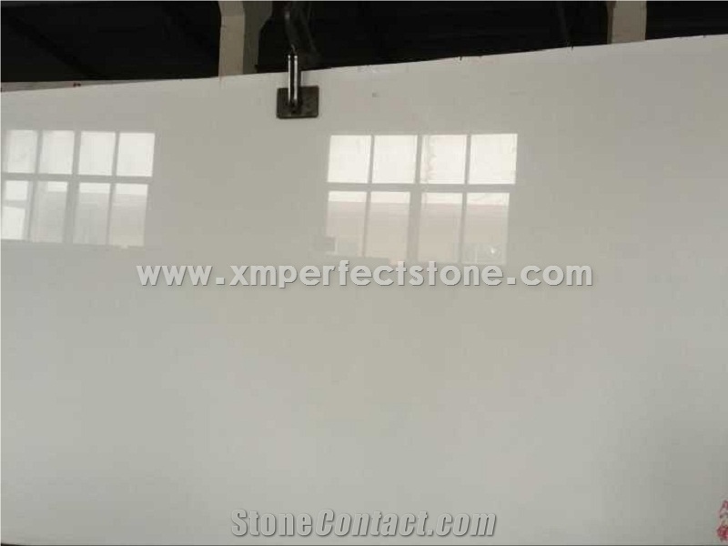 Pure White Nano Stone Big Slab Nano Glass Panels