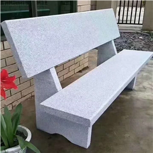 Sesame Gray Granite Outdoor Benches, Park Benches