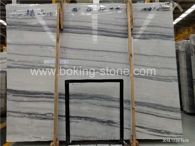 Natural Snow Wooden Marble