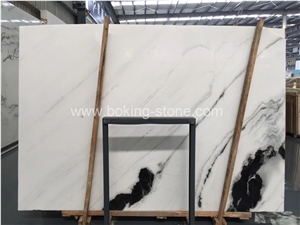 Panda White Marble Bookmatch Slabs and Tiles