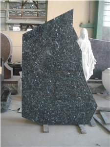 Blue Pearl Custom Granite Stone Monument