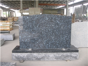 Blue Pearl Granite Stone Monument