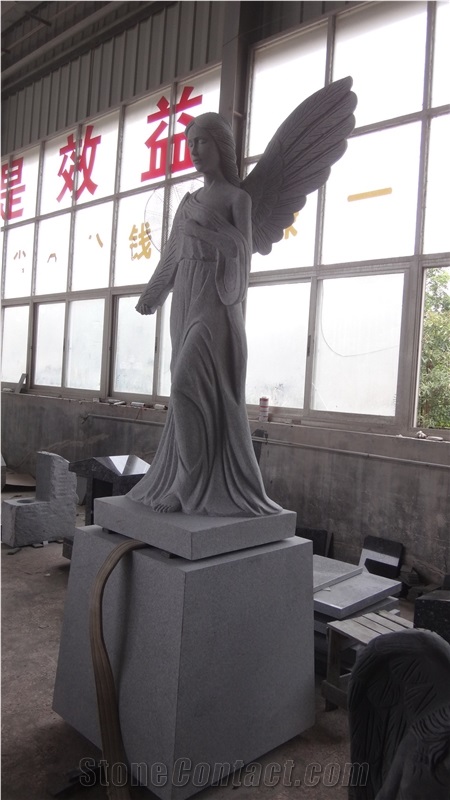China Civil Grey G633 Monument Mary Statue