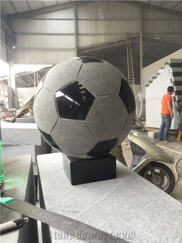 G603 China Grey Football Custom Monument