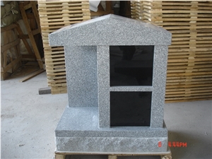 G603 Granite 2 Niche Columbarium W Black Door
