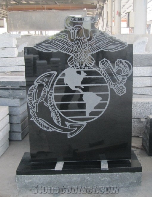 Shanxi Black Customer Monument Marines Sandblast