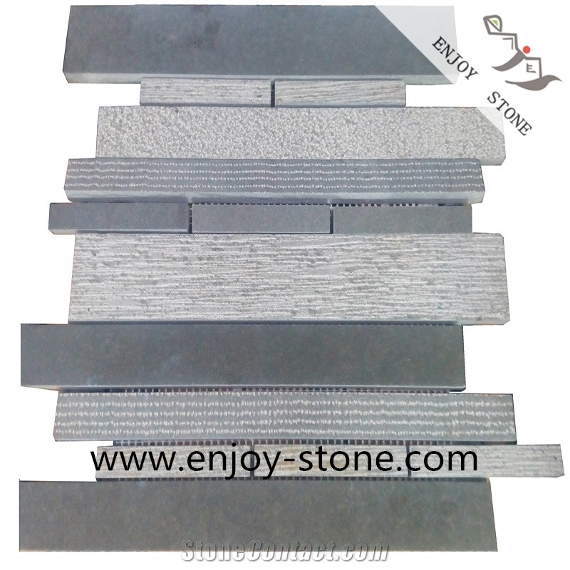 Basalt Mosaic Tiles for Floor and Wall