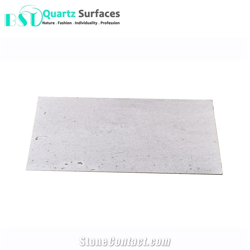 4mm Thin Light Grey Marble Plate for Wall Tiles