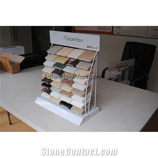 Artficial Stone Countertop Display Rack Stand
