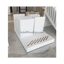 Mdf Mosaic Swatch Card Countertop Color Sample Display Stand