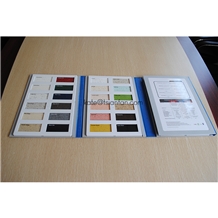 Plastic Quartz Sample Folder for Tile