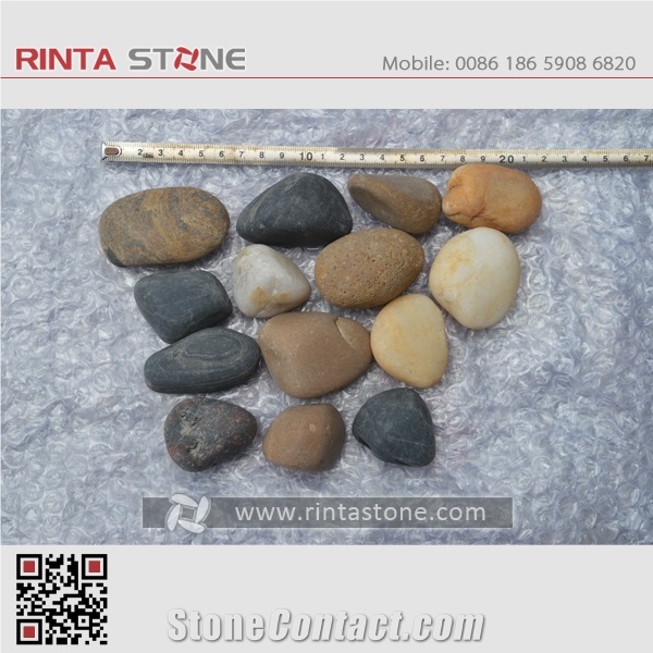 Mixed Multicolour Pebble River Rocks Rinta Stone