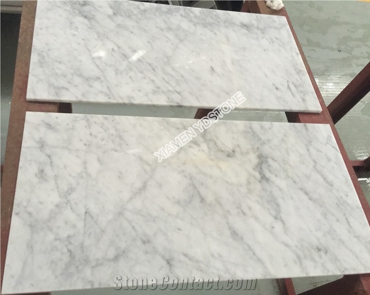 Italian Carrara White Marble Floor Design Marble