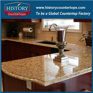 Brazil Gold Granite Countertops Kitchen Worktops