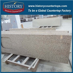 Chinese Golden Beige Kitchen Granite Counter Top