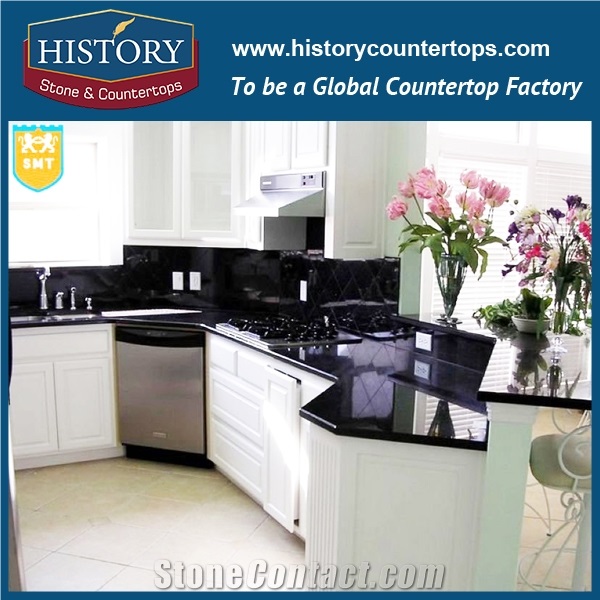 Galaxy Black Granit Bathroom Vanity Top,Bathroom Countertop from China