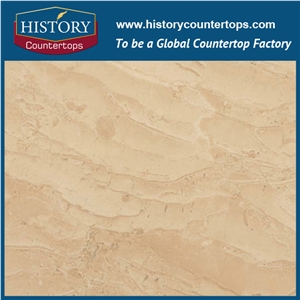 Oman Beige Marble Customized Countertops Aprtament