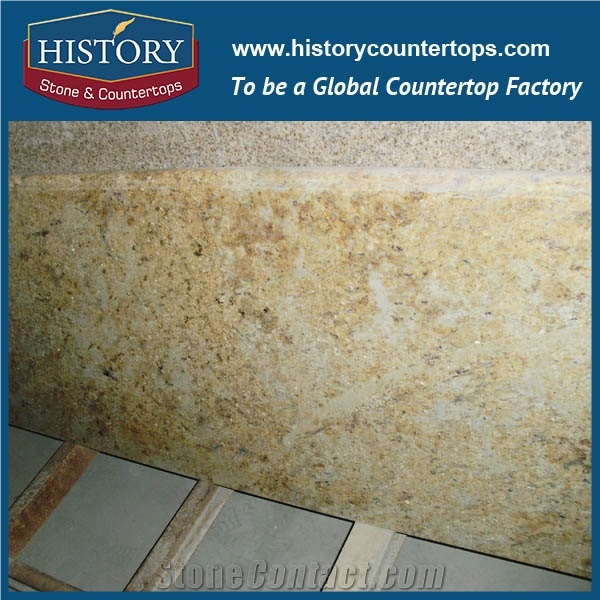 Yellow River Granite White Surface with Gold Vein