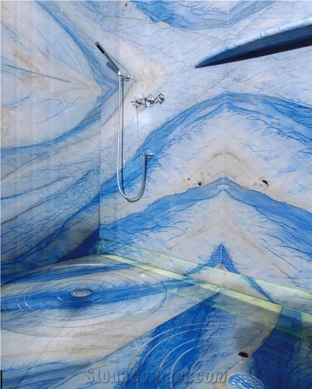 Blue Quartzite Bathtub Azul Macaubas