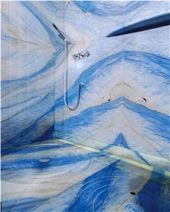 Blue Quartzite Bathtub Azul Macaubas