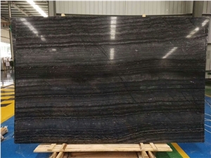 Antique Wood Vein Marble Book Match Stone Slab